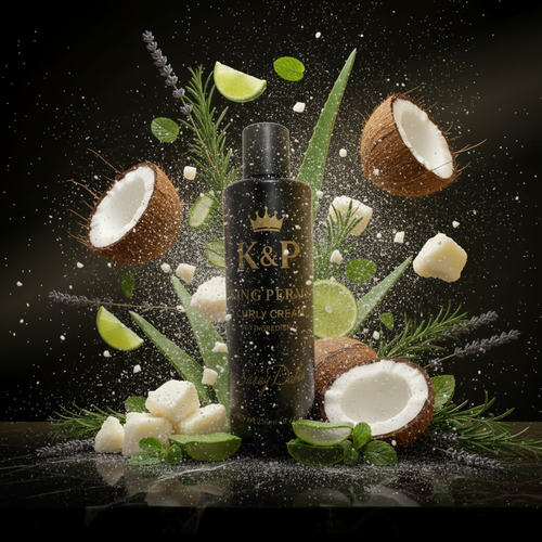 King Perms Curly Cream - Ingredients Exploding